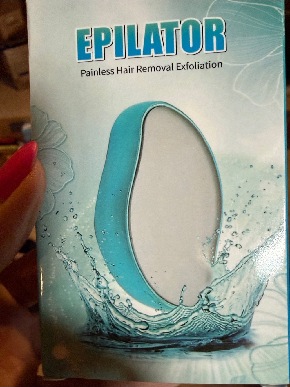 Epilator Painless Hair Removal Exfoliation - Aqua